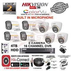  2 Hikvision CCTV CAMERA