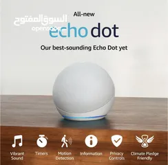  2 يدعم اللغلة العربية Alexa جهاز اليكسا الجيل الخامس