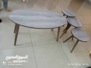  3 طاولات وسط