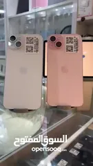  5 ‏iPhone 15 Plus 256GB / Pink & Blue  وارد شرق أوسط مدخل خط بطاريات بين 86‎%‎ - 90%