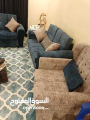  4 غرفه ضيوف تفصيل 9 مقاعد للبيع مع سجاده و البراري