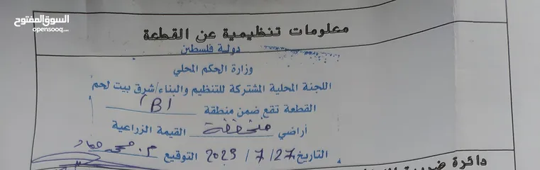  7 فرصة ذهبية لبناء مستقبلك  أرض 500م2 بتصنيف B للبيع في بيت تعمر – إطلالة خلابة وموقع لا يُضاهى!