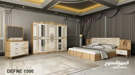  2 غرف نوم تركي 7 قطع مميزه شامل تركيب ودوشق مجاني