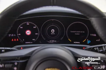  23 Porsche Taycan Turbo 2021 dual motor   كهربائية بالكامل  Full electric