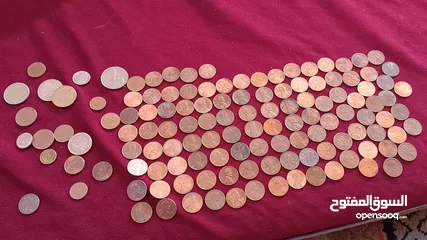  6 عملات أوربي +ربع دولار امريكي