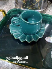  2 طقمين فناجين قهوة