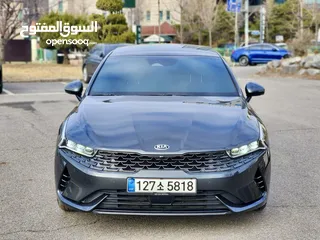  2 KIA K5 Hybrid 2021 بانوراما فل عداد قليل كارسير شخصي عداد اصلي