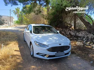  7 فورد فيوجن تيتانيوم 2018 Ford Fusion Titanium white  اعلى مواصفات نظيفه جدا استخدام شخصي ماشيه 96000
