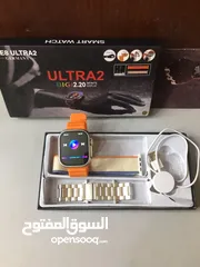  6 الساعة بحالة ممتازة لا يوجد بها اى عيوب Smart watch ultra A2