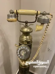  2 هاتف دوار أنتيك فرنسي - نحاس