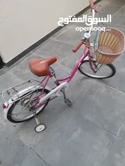  2 دراجه أطفال ورديه