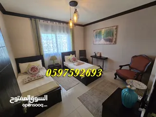 6 شقة فاخرة مفروشة للبيع رام الله الطيرة خلف جاسمن 185 م.