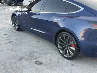  6 تيسلا مودل 3 بيرفورمانس  بحالة الوكاله