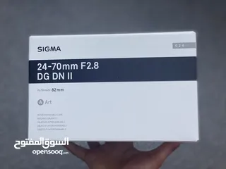  1 Sigma 24-70mm ii for sony