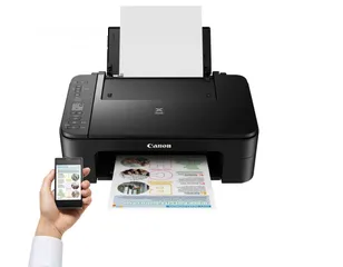  1 طابعة جديدة (CANON DESKJET PIXMA TS-3340 BLACK)