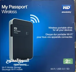  3 هادرات محمولة مساحات وموديلات مختلفة بسعر الجملة Portable HD/SSD WD/Samsung