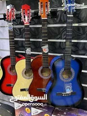  1 جيتار تعليمي كلاسيك جديد مع ريشه ووتر. مكفول كامل بافضل سعر