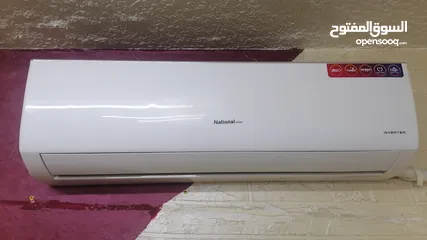  1 مكيف ناشيونال مستعمل استعمال خفيف وكالة للبيع