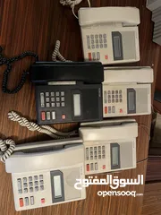 7 مقسم تلفونات ماركة Nortel Norstar صناعة أمريكية عدد 8 اجهزة مع شاشات بحال الجديد