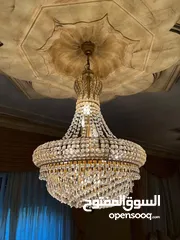  2 ثريات كرستال اصلي عدد (3)