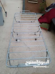  3 تخت متنقل حديد جيد جدا