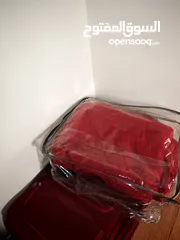  6 لحاف مجوز خمري ناعم