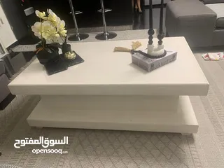  2 طاوله وسط خشب لاتيه