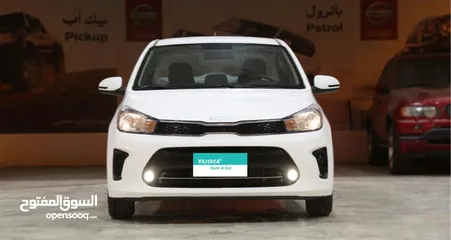  5 Kia Pegas 2022 GLS for rent in Dammam - Free delivery for monthly rental