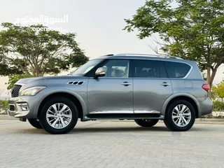  13 انفنتي QX80 2017 بنظافة مميزة وسعر مناسب