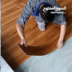  8 العرض الاقوى والافضل ارضيات باركيت سهلةالتركيب ملصق الأرضية  5 متر مربع كل كرتونة 36 قطع