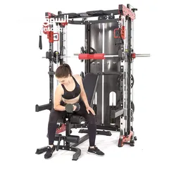  2 جهاز رفع الأثقال متعدد الوظائف Multi-Function Smith Machine Home Gym
