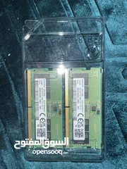  3 رامات لابتوب 16 جيجا(8x2) نوع سامسونج DDR5