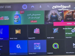 6 LG smart tv 49” only 750aed