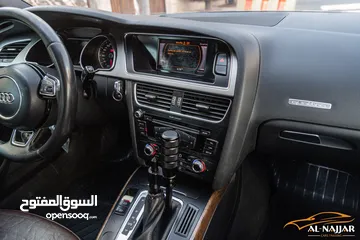  14 Audi A5 Coupe 2013 Quattro   السيارة وارد الشركة و قطعت مسافة 121,000 كيلو متر