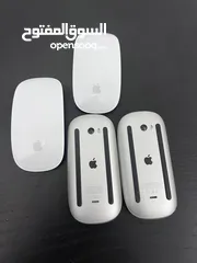  6 Apple Magic Mouse 2 A1657 , Wireless White. Used