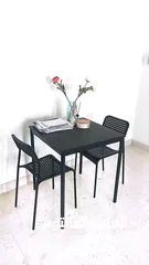  1 Table 650mm × 650 mm is suitable for indoor and outdoor 2 person