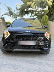  2 كيا سبورتاج GT Line ترخيص 2022 محرك 1600 هايبرد plug in/يقطع على الشحنه 65 كيلو متر  271 حصان