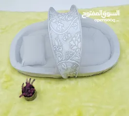  11 فراش ناموسية ابو 4 قطع سرير سفنج مع ناموسية ووساده وفراش شكل جديد  الموديل