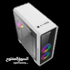  5 كيس جيمنغ فارغ احترافي جيماكس تجميعة  Gamemax Gaming G561-FRGB WH