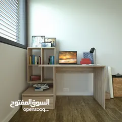  1 طاولات مكتب مودرن مميزة شامل التوصيل مكتب دراسة طاولات كمبيوتر طاولات جيمنج