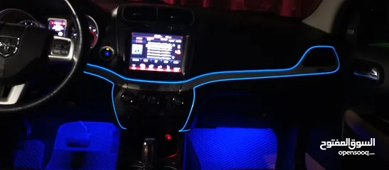  3 Car interior lights in different colors, 3 meters أضاءات داخليه للسياره باللوان مختلفه ثلاثه متر