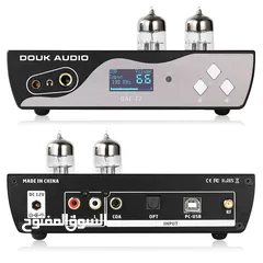  3 للبيع: Douk Audio DAC-T2 – محول رقمي تماثلي أنبوبي (DAC + Tube Preamp) مع ريموت