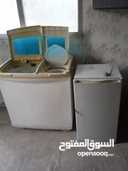  3 ثلاجه مكتب بحاله جيده مع غساله حوضين النشافه خربانه