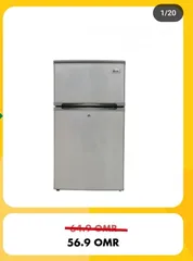  1 DOUBLE DOOR IKON Refrigerator IK89F 89Ltr