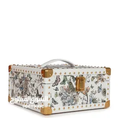  14 Christian Dior Micro Lady Dior with Small Trunk Multicolor Embroidered Calfskin Light Gold Hardware