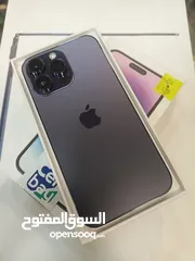  3 iphone 14 pro max  256 GB  purple  وارد شرق اوسط