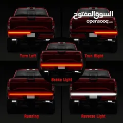  2 شريط ليد الاشارات والفرامل الخلفي معاه سيارتك حتكون مميزة إضاءة ليد قوية بأكتر من لون لتحركات العربي