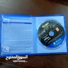  3 سيدي بلاسيشن4 كول اف ديوتي WWII استعمال بسيط جدا ولا خدش السعر 25