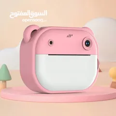  1 اطبع صور اطفالك فورا واحفظها على الكاميرا الخاصه باطفالك تعمل على الشحن تحتوي العاب
