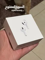  21 أختار الأصلي وريح راسك النسخة الأحدث والأقوى  بطارية تصل إلى 5ساعات من الأستخدام Apple AirPods 4 AN